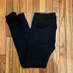 PAIGE Women's Black Skinny Jeans